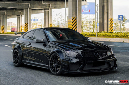 DarwinPRO 2012-2014 Mercedes Benz W204 C63 AMG Coupe BKSS Style Wide Full Body Kit - DarwinPRO Aerodynamics