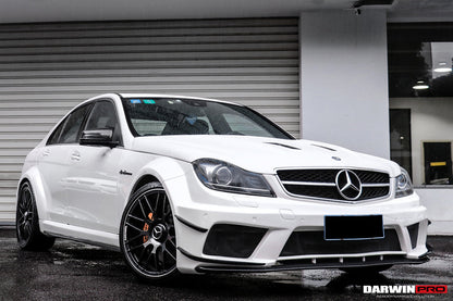DarwinPRO 2012-2014 Mercedes Benz W204 C Class BKSS Style Hood (Not Fit AMG) - DarwinPRO Aerodynamics