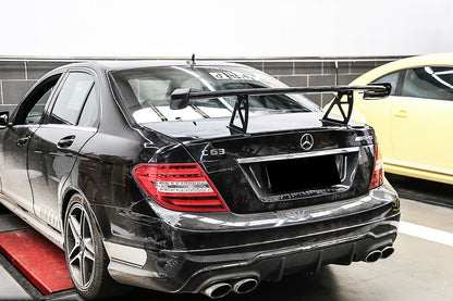 Mercedes Benz W204 C Class  C63 AMG Sedan BKSS Style Carbon Fiber Trunk Spoiler - DarwinPRO Aerodynamics