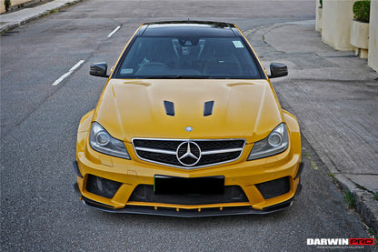 DarwinPRO 2012-2014 Mercedes Benz W204 C Class Coupe BKSS Style Wide Full Body Kit - DarwinPRO Aerodynamics