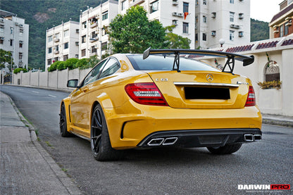 DarwinPRO 2012-2014 Mercedes Benz W204 C Class Coupe BKSS Style Wide Full Body Kit - DarwinPRO Aerodynamics
