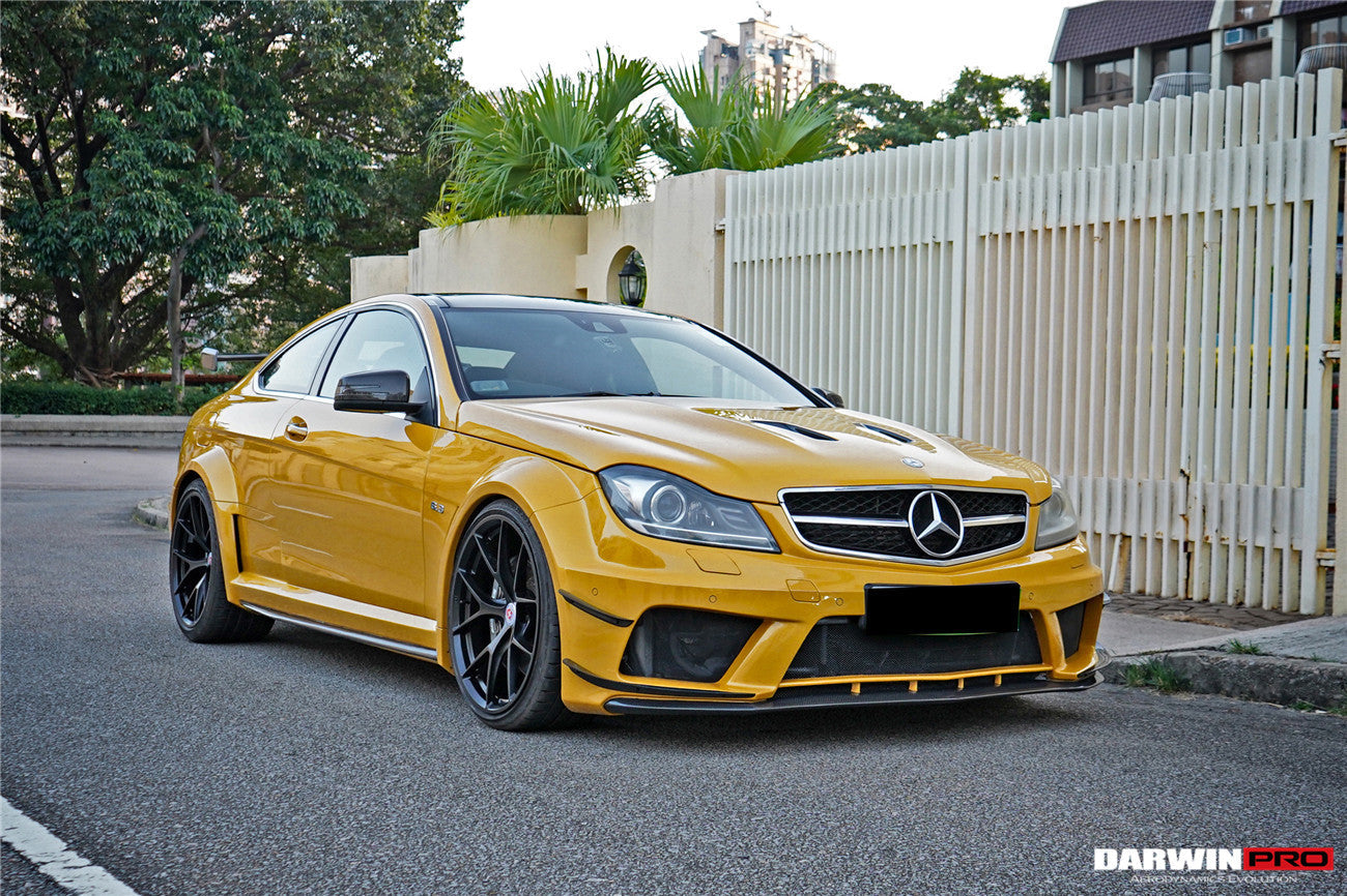 DarwinPRO 2012-2014 Mercedes Benz W204 C Class Coupe BKSS Style Wide Full Body Kit - DarwinPRO Aerodynamics