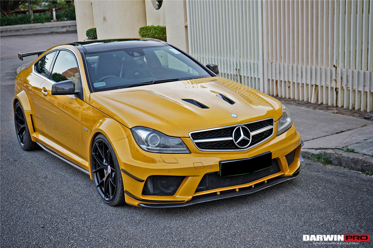 DarwinPRO 2012-2014 Mercedes Benz W204 C63 AMG BKSS Style Hood - DarwinPRO Aerodynamics