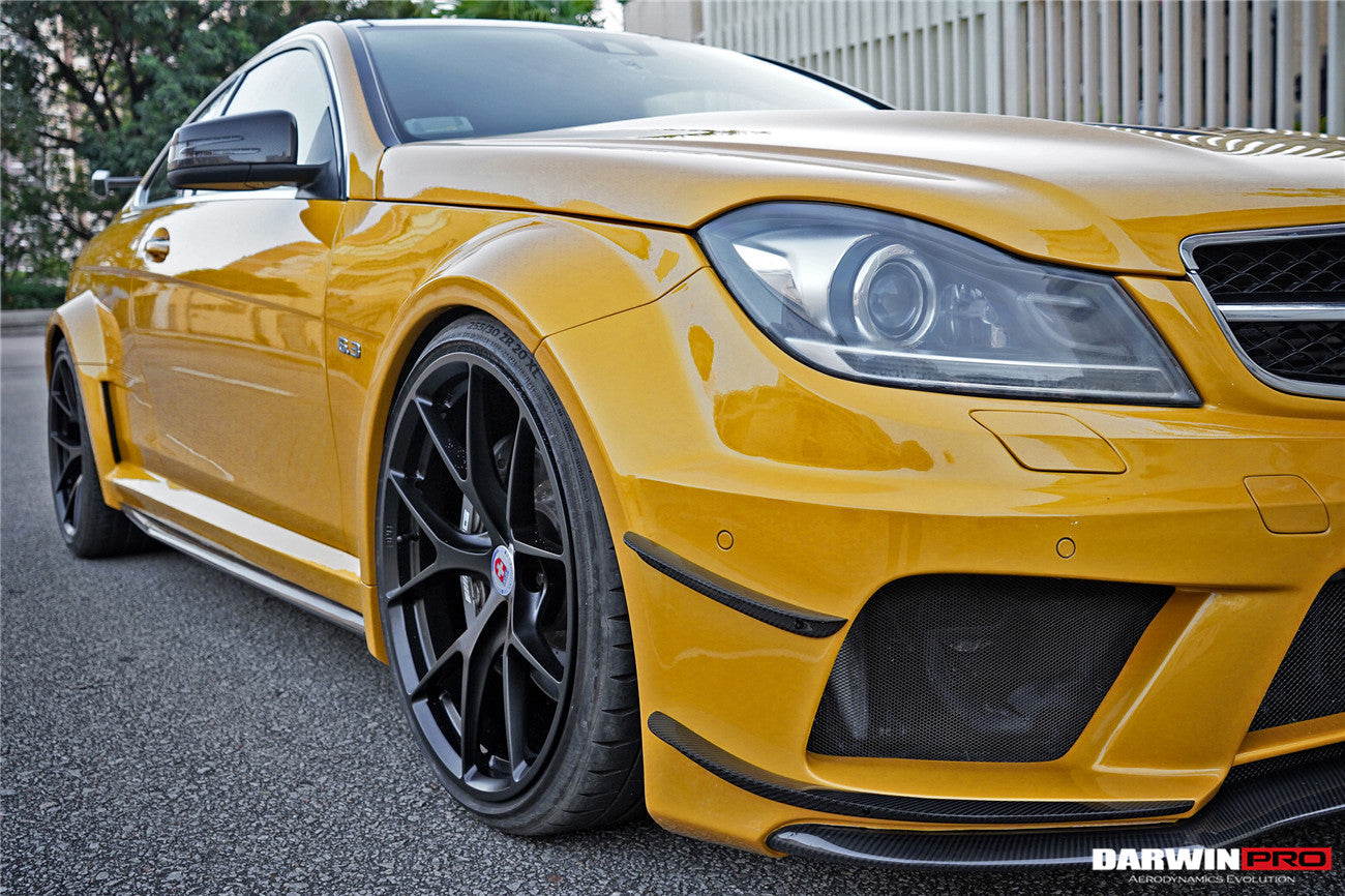 DarwinPRO 2012-2014 Mercedes Benz W204 C Class Coupe BKSS Style Wide Full Body Kit - DarwinPRO Aerodynamics