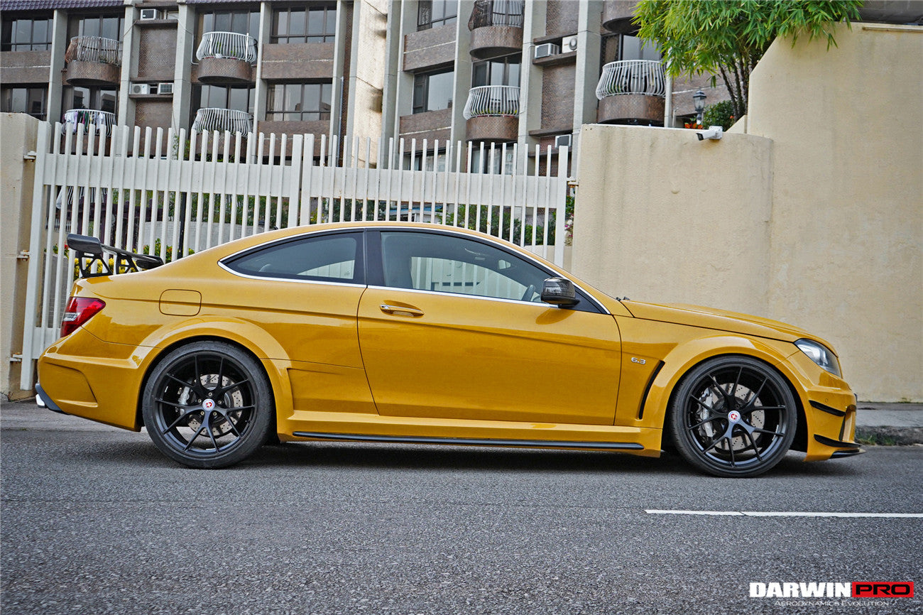 DarwinPRO 2012-2014 Mercedes Benz W204 C Class Coupe BKSS Style Wide Full Body Kit - DarwinPRO Aerodynamics