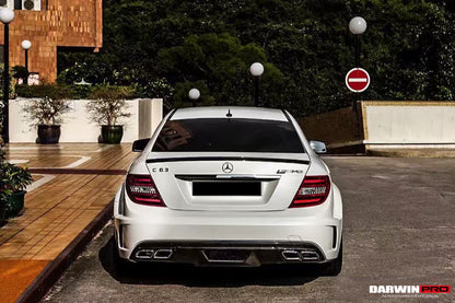 DarwinPRO 2012-2014 Mercedes Benz W204 C Class Coupe BKSS Style Wide Full Body Kit - DarwinPRO Aerodynamics