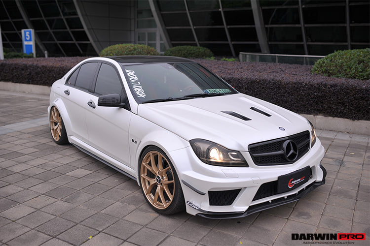 DarwinPRO 2012-2014 Mercedes Benz W204 C Class Sedan BKSS Style Wide Full Body Kit