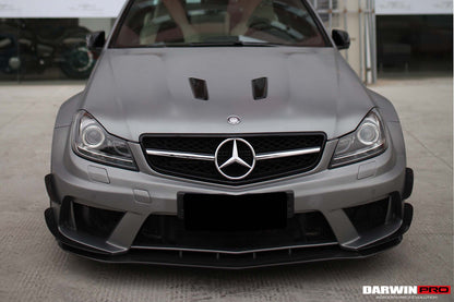 DarwinPRO 2012-2014 Mercedes Benz W204 C Class Sedan BKSS Style Wide Full Body Kit - DarwinPRO Aerodynamics