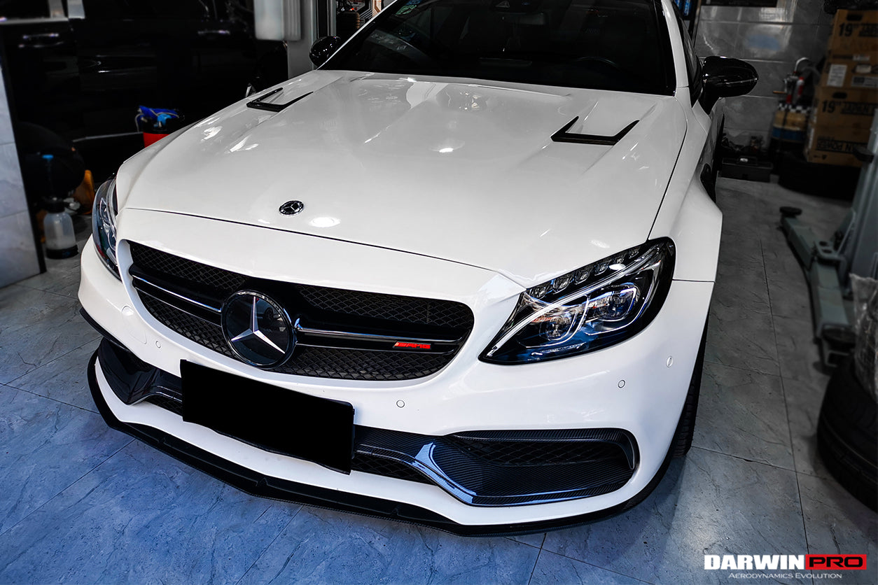 2015-2021 Mercedes Benz W205 C63 C63S AMG BKSS Style Hood - DarwinPRO Aerodynamics