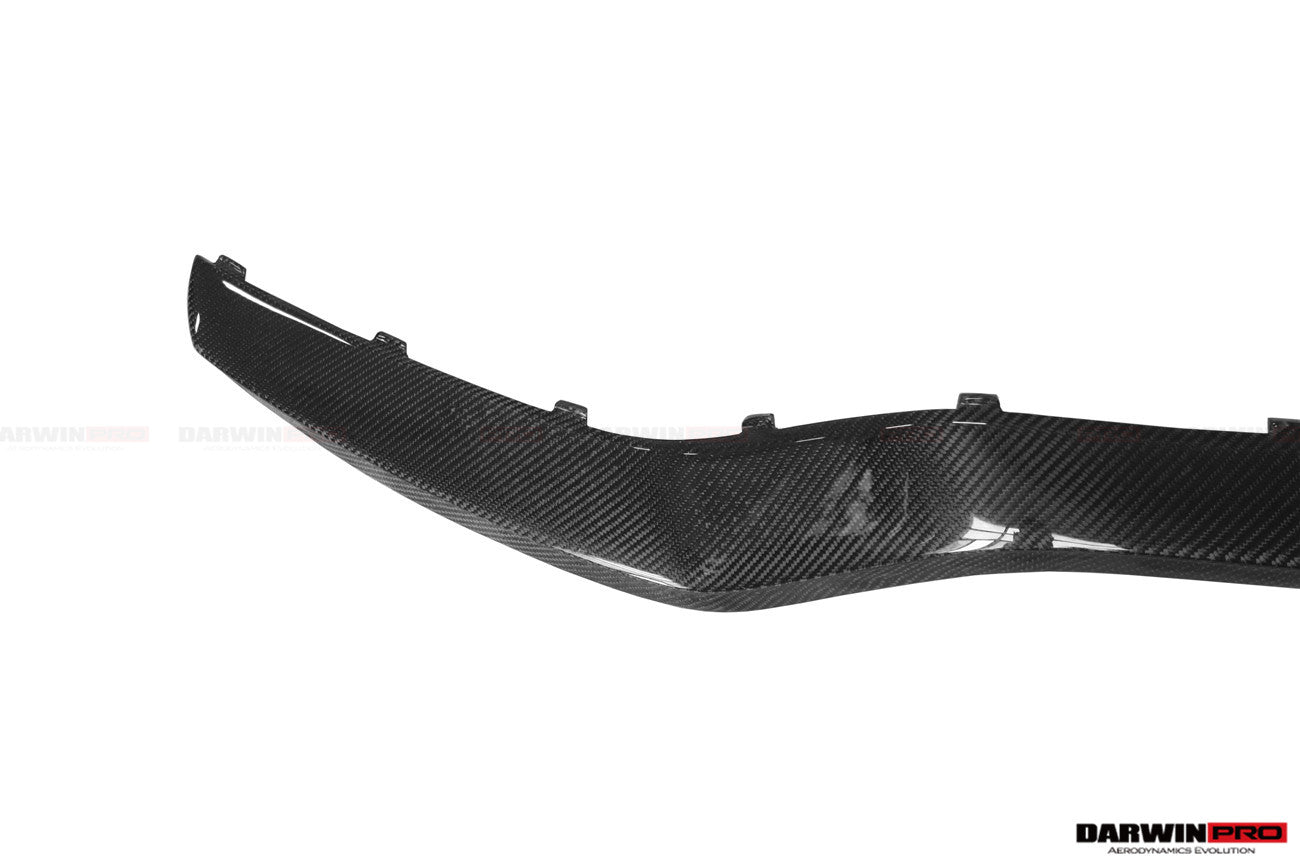 2015-2023 Mercedes Benz W205 C63 S AMG Carbon Fiber Front Bumper Trim Set (4pcs) - DarwinPRO Aerodynamics