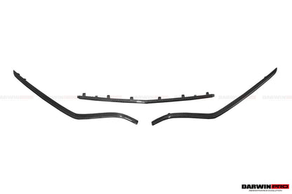 2015-2023 Mercedes Benz W205 C63 S AMG Carbon Fiber Front Bumper Trim Set (4pcs) - DarwinPRO Aerodynamics