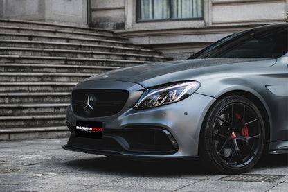 2015-2021 Mercedes Benz W205 C63 S AMG Coupe BKSS Style Carbon Fiber Front Lip