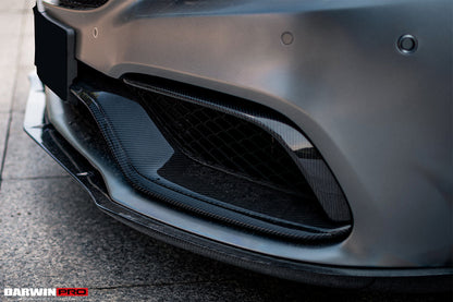 2015-2021 Mercedes Benz W205 C63 S AMG Coupe BKSS Style Carbon Fiber Front Lip