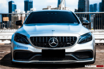 2015-2021 Mercedes Benz W205 C63 S AMG Coupe BKSS Style Carbon Fiber Front Lip