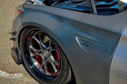 2015-2021 Mercedes Benz W205 C63 S AMG Sedan Carbon Fiber Fender - DarwinPRO Aerodynamics