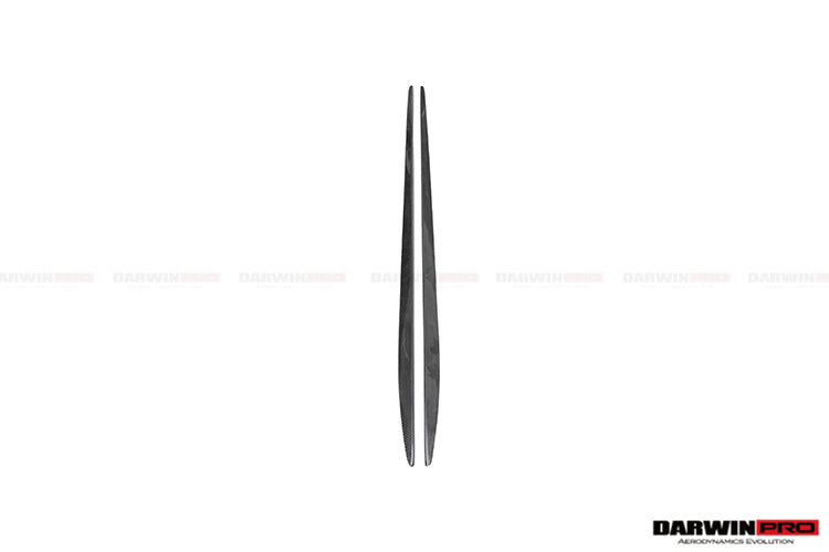 2015-2021 Mercedes Benz W205 C63 & S AMG Coupe Carbon Fiber Side Skirts Extension