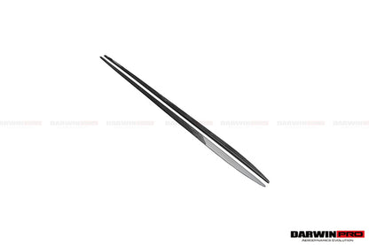 2015-2021 Mercedes Benz W205 C63 AMG C43 C Class Sedan Carbon Fiber Side Skirts Extension