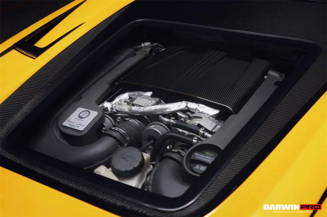 DarwinPRO 2015-2021 Mercedes Benz W205 C63 & S AMG IMP Performance Partial Carbon Fiber Hood - DarwinPRO Aerodynamics