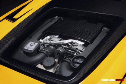 DarwinPRO 2015-2021 Mercedes Benz W205 C63 & S AMG IMP Performance Partial Carbon Fiber Hood - DarwinPRO Aerodynamics