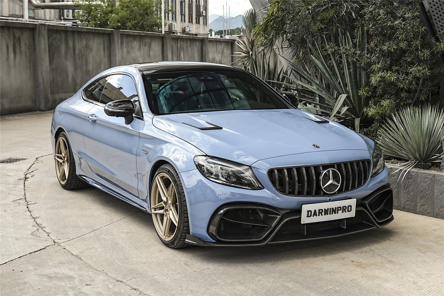 DarwinPRO 2016-2023 Mercedes Benz W205 C Class Coupe IMP Design Front Bumper Set | Fit C300, C400, C43AMG