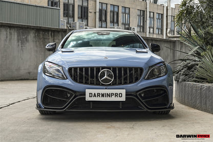 DarwinPRO 2016-2023 Mercedes Benz W205 C Class Coupe IMP Design Front Bumper Set | Fit C300, C400, C43AMG