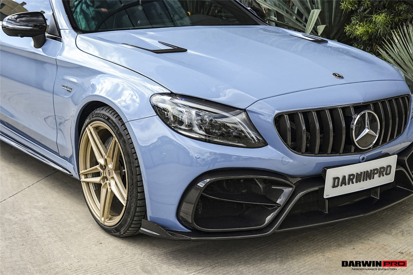 DarwinPRO 2016-2023 Mercedes Benz W205 C Class Coupe IMP Design Front Bumper Set | Fit C300, C400, C43AMG