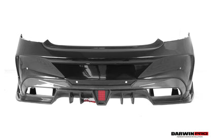 DarwinPRO 2016-2023 Mercedes Benz W205 C Class Coupe IMP Design Rear Bumper | Fit C300, C400, C43AMG - DarwinPRO Aerodynamics