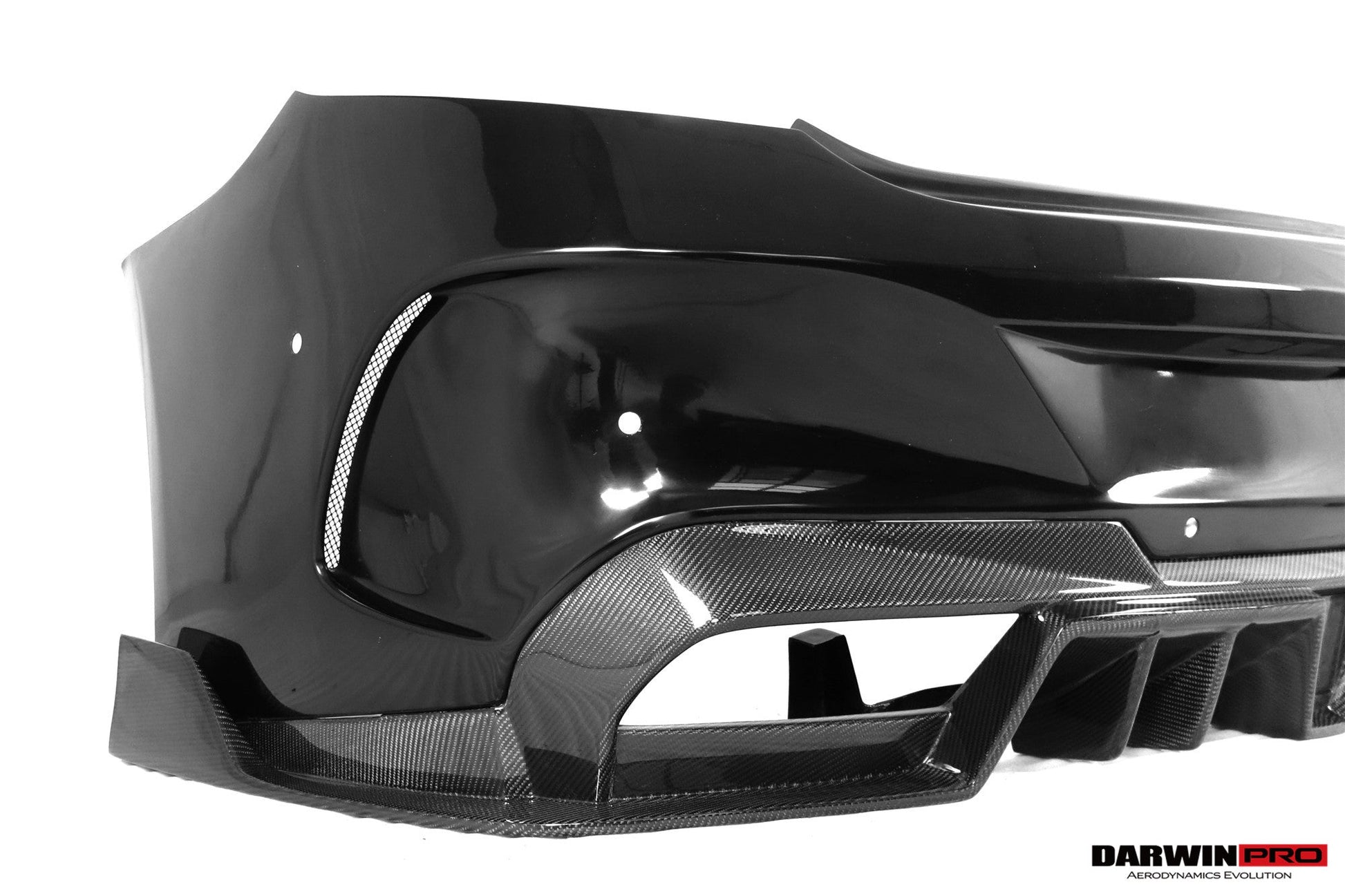DarwinPRO 2016-2023 Mercedes Benz W205 C Class Coupe IMP Design Rear Bumper | Fit C300, C400, C43AMG - DarwinPRO Aerodynamics