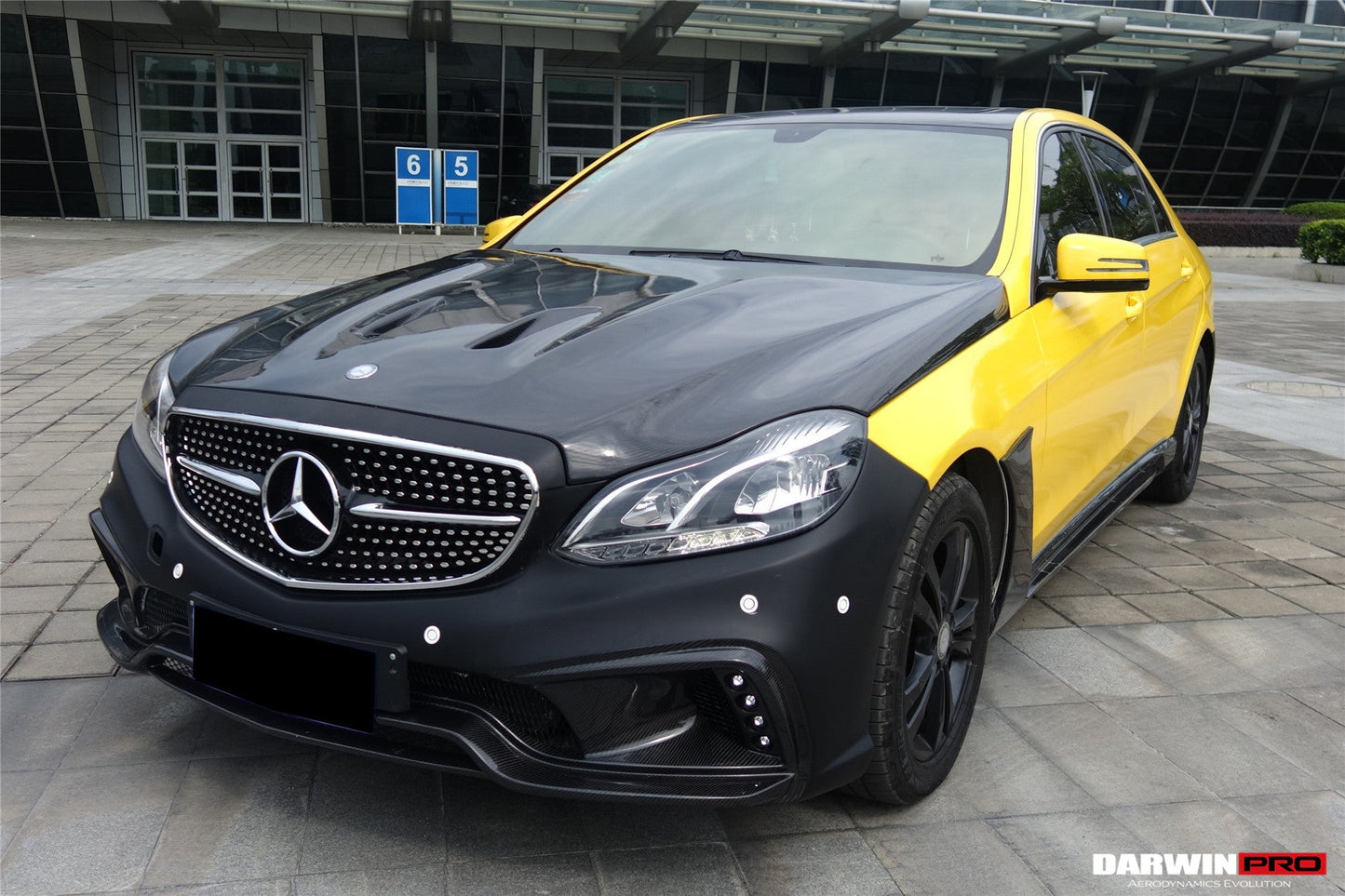 DarwinPRO 2014-2016 Mercedes Benz E Class W212 BKSS Style Hood - DarwinPRO Aerodynamics