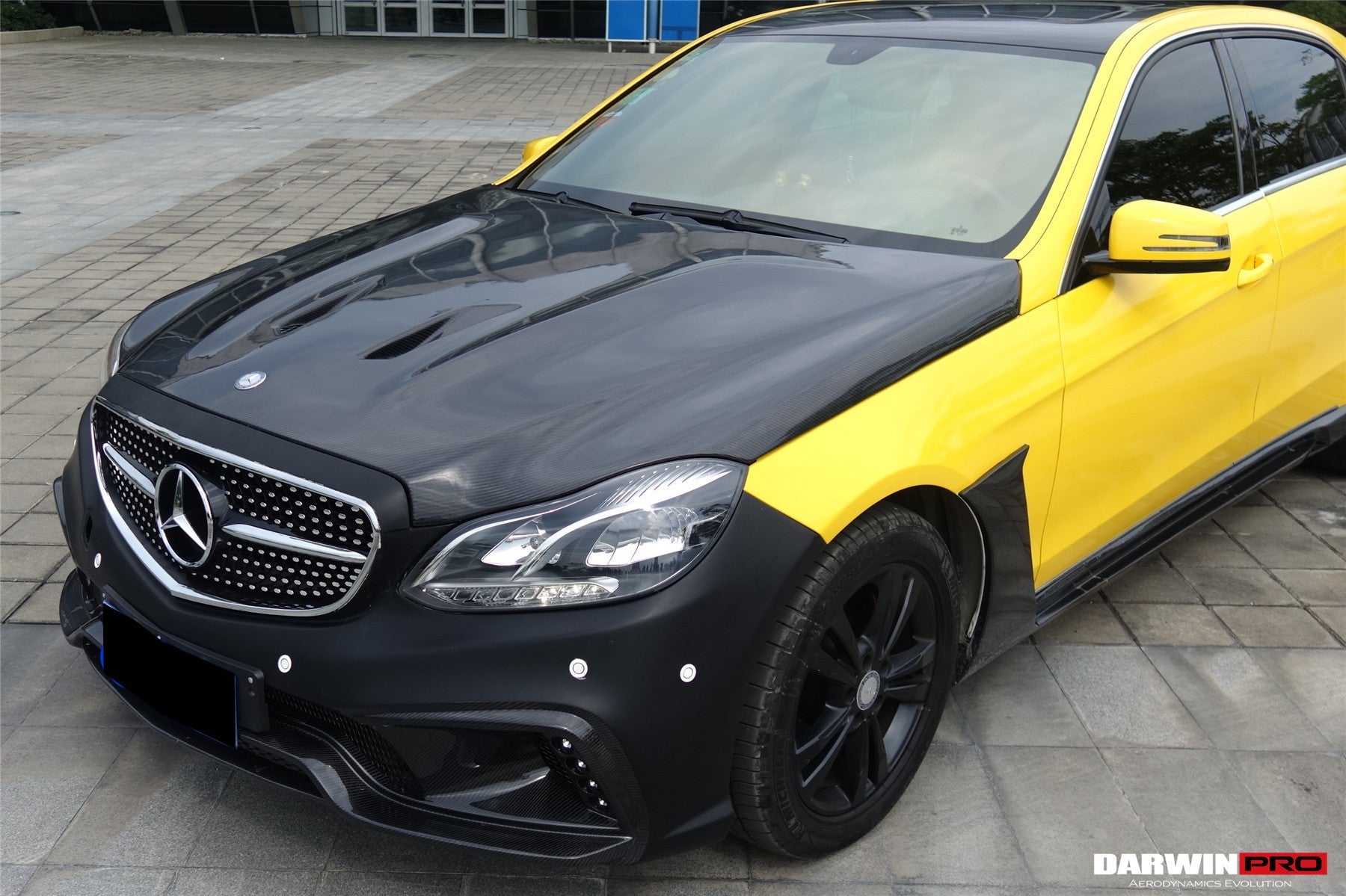 DarwinPRO 2014-2016 Mercedes Benz E Class W212 BKSS Style Hood - DarwinPRO Aerodynamics
