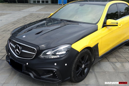 DarwinPRO 2014-2016 Mercedes Benz E Class W212 BKSS Style Hood - DarwinPRO Aerodynamics