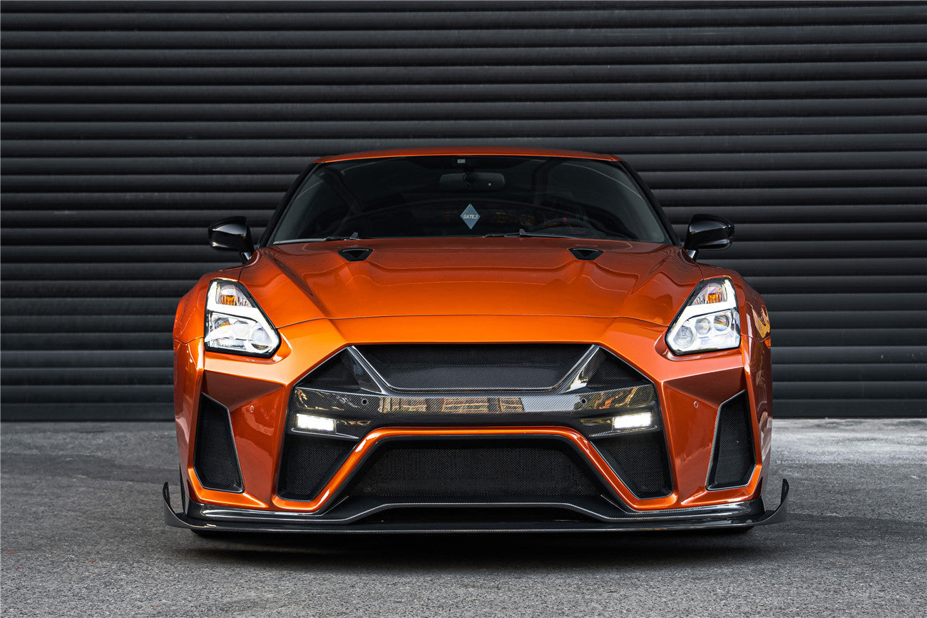 DarwinPRO 2008-2023 Nissan GTR R35 CBA DBA EBA BKSSII Style Front Bumper - DarwinPRO Aerodynamics