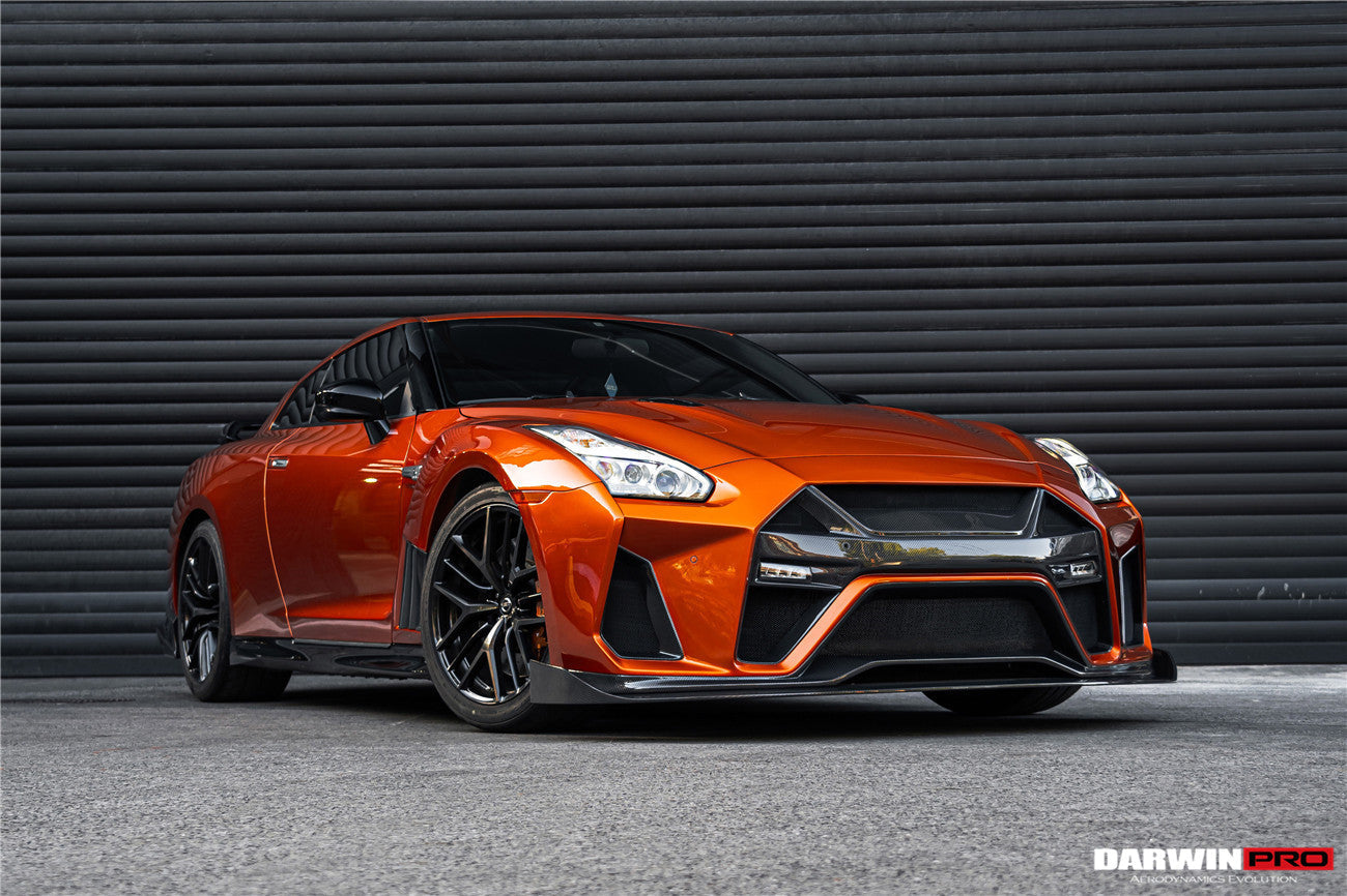 DarwinPRO 2008-2023 Nissan GTR R35 CBA DBA EBA BKSSII Style Front Bumper - DarwinPRO Aerodynamics