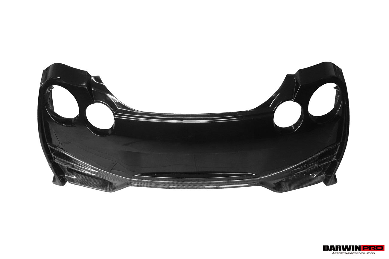 DarwinPRO 2008-2023 Nissan GTR R35 CBA DBA EBA NSM Style Partial Carbon Fiber Rear Bumper - DarwinPRO Aerodynamics