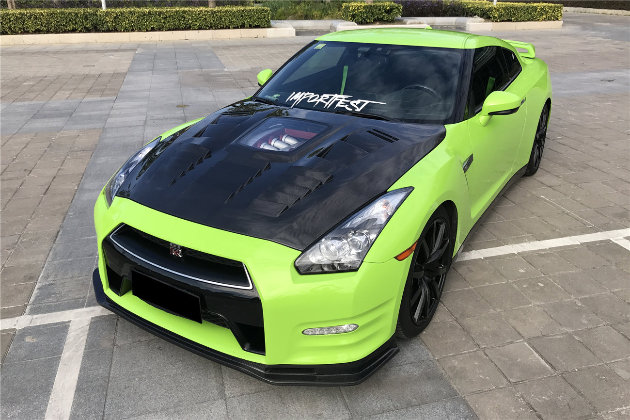 2012-2016 Nissan GTR R35 DBA NSM Style Partial Carbon Fiber Front