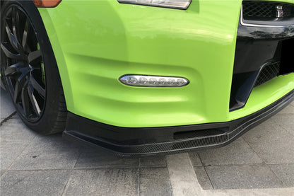 2012-2016 Nissan GTR R35 DBA NSM Style Partial Carbon Fiber Front Lip - DarwinPRO Aerodynamics