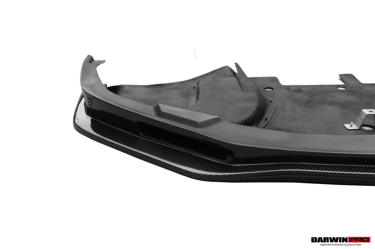 2012-2016 Nissan GTR R35 DBA NSM Style Partial Carbon Fiber Front Lip - DarwinPRO Aerodynamics