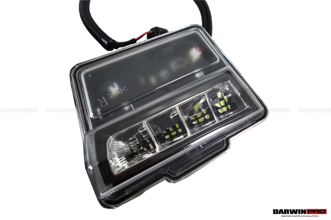 2017-2022 Nissan GTR R35 EBA Front Bumper LED Day Running Lights - DarwinPRO Aerodynamics