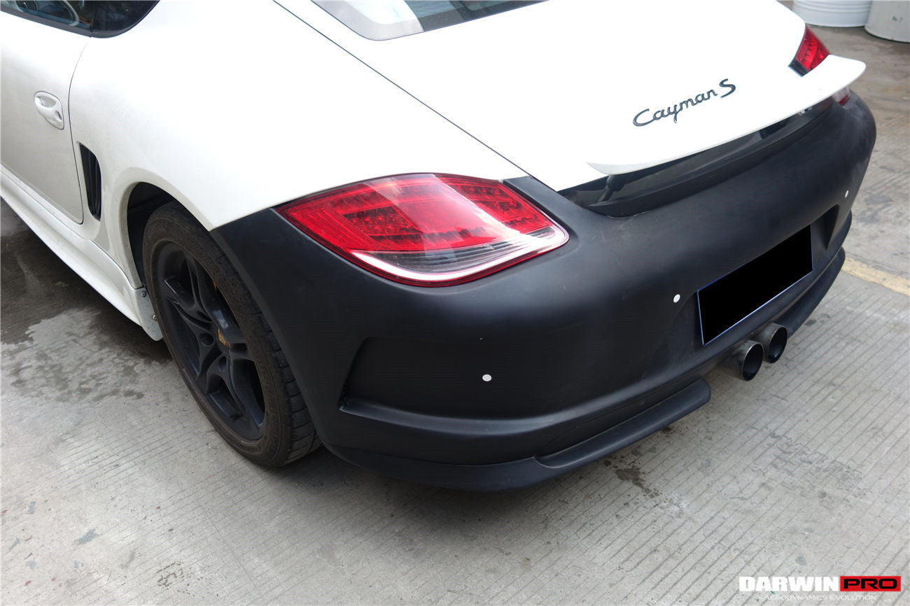 2009-2012 Porsche Cayman 987.2 GT3 Style Rear Bumper - DarwinPRO Aerodynamics