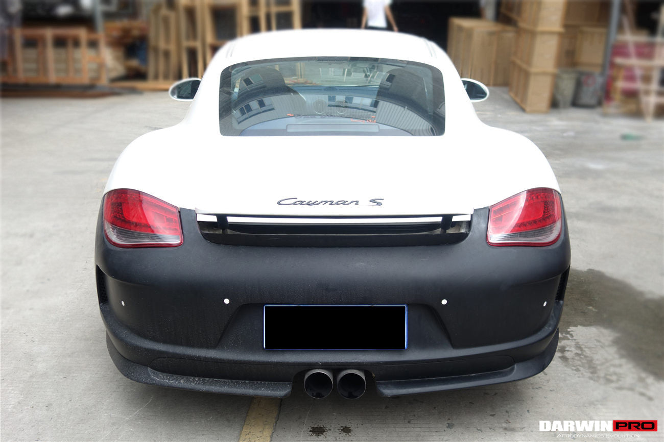 2009-2012 Porsche Cayman 987.2 GT3 Style Rear Bumper - DarwinPRO Aerodynamics