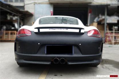 2009-2012 Porsche Cayman 987.2 GT3 Style Rear Bumper - DarwinPRO Aerodynamics
