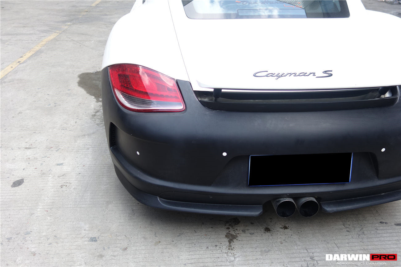 2009-2012 Porsche Cayman 987.2 GT3 Style Rear Bumper - DarwinPRO Aerodynamics