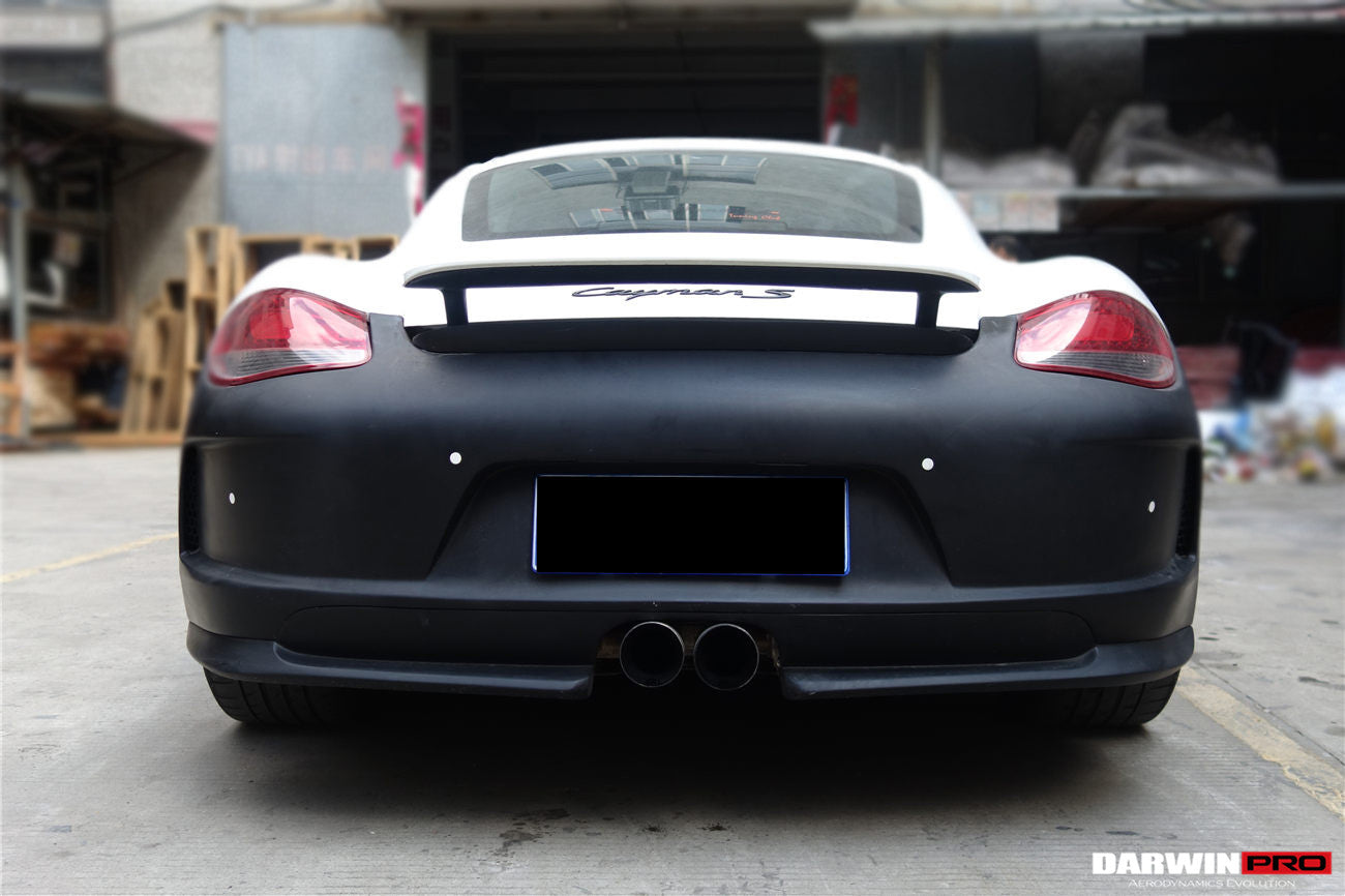 2009-2012 Porsche Cayman 987.2 GT3 Style Rear Bumper - DarwinPRO Aerodynamics