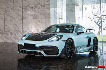 DarwinPRO 2012-2025 Porsche 718 & 981 Cayman & Boxster GT2RS Style Carbon Fiber Hood