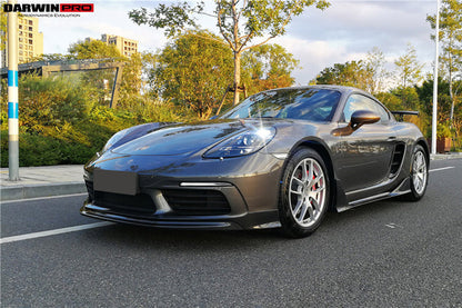 DarwinPRO 2016-2025 Porsche 718 Cayman & Boxster Carbon Fiber Side Air Vents - DarwinPRO Aerodynamics