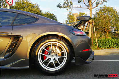 DarwinPRO 2016-2025 Porsche 718 Cayman & Boxster Carbon Fiber Side Air Vents - DarwinPRO Aerodynamics