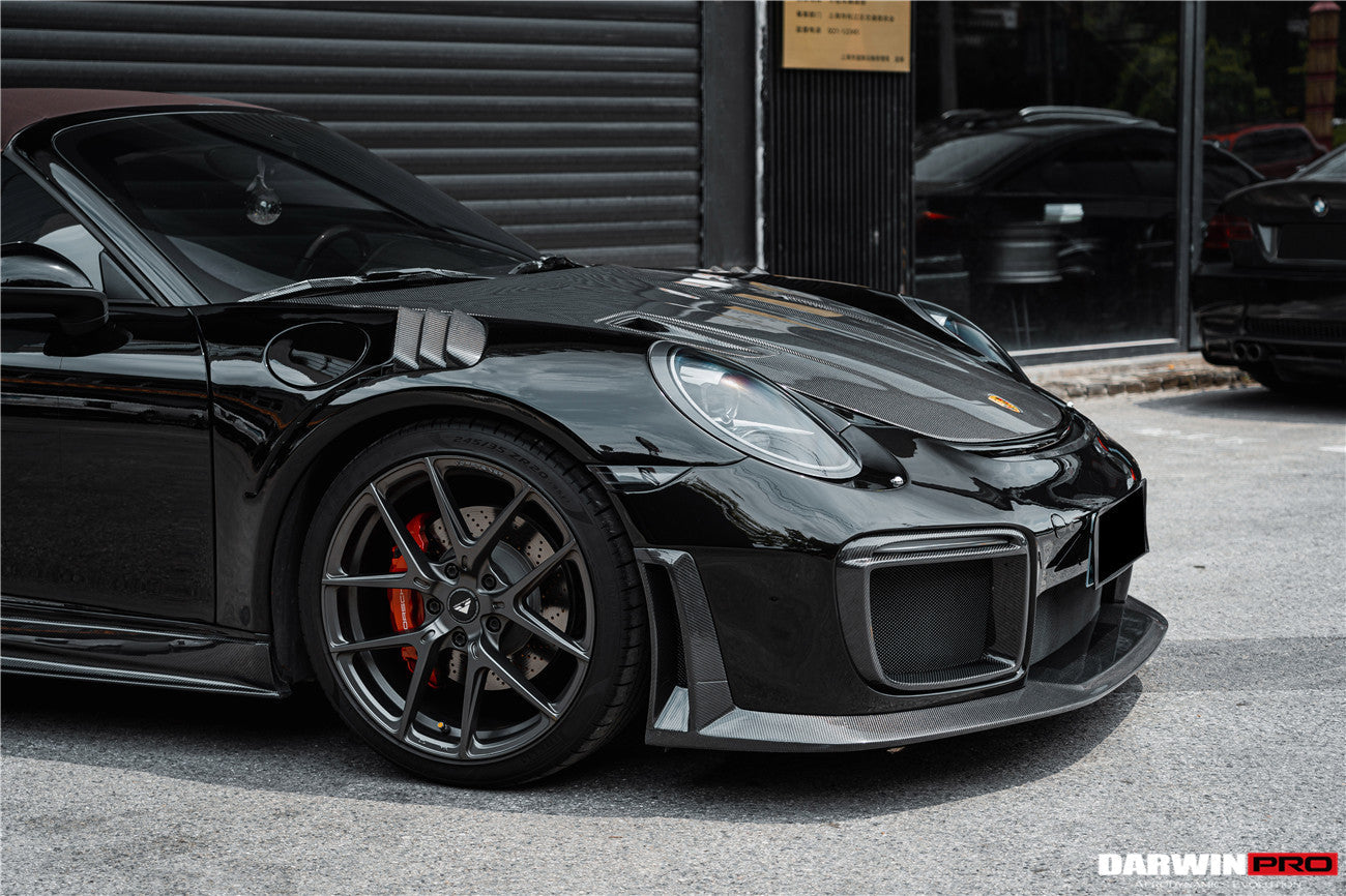 2012-2015 Porsche 911 991.1 Carrera S Targa 4 4S GT2RS Style Partial Carbon Fiber Fender - DarwinPRO Aerodynamics
