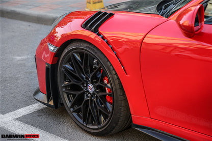 2016-2019 Porsche 911 991.2 Carrera Targa 4 4S GT2RS Style Partial Carbon Fiber Fender - DarwinPRO Aerodynamics