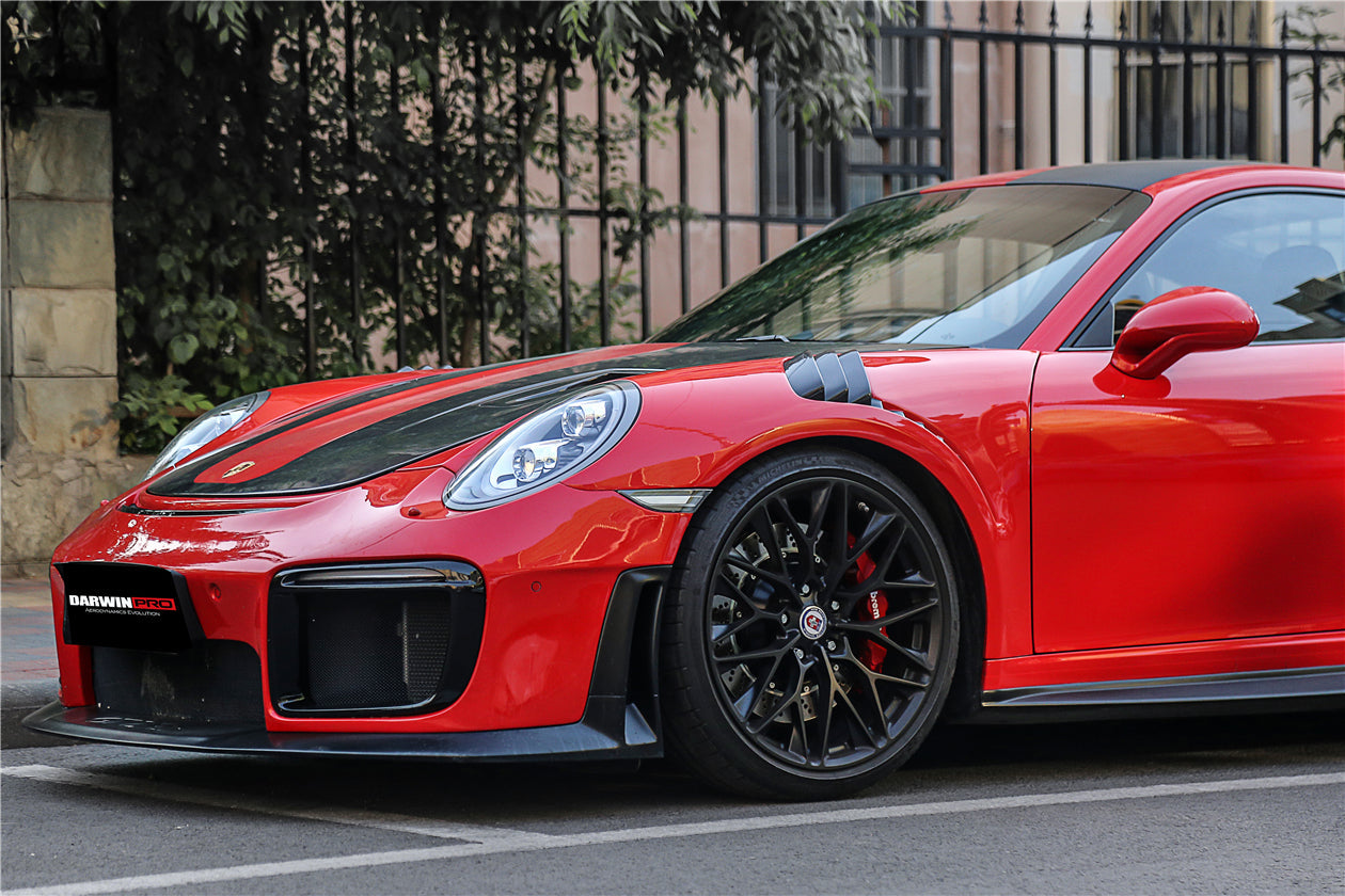 DarwinPRO 2016-2019 Porsche 911 991.2 Carrera S GT2RS-Style Partial Carbon Fiber Full Body Kit - DarwinPRO Aerodynamics