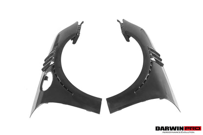 2016-2019 Porsche 911 991.2 Carrera Targa 4 4S GT2RS Style Partial Carbon Fiber Fender - DarwinPRO Aerodynamics